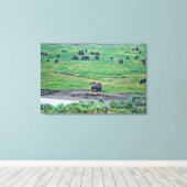 Toile Le bison américain (Insitu (Plancher de Bois))
