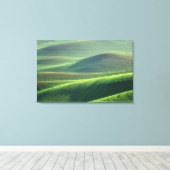 Toile Le blé jaillit dans les collines du Palouse (Insitu (Plancher de Bois))