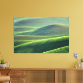 Toile Le blé jaillit dans les collines du Palouse (Insitu(Salon))