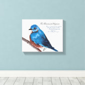 Toile Le Bluebird Pour Le Bonheur (Insitu (Plancher de Bois))