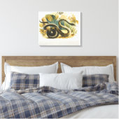 Toile Le Boa Constrictor, pub d'illustration pédagogique (Insitu(Chambre))