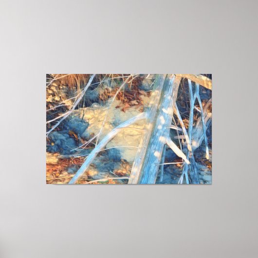 Toile Le bois de chauffe après la tempête (Recto)