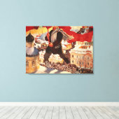 Toile Le bolchevik, 1920 (Insitu (Plancher de Bois))