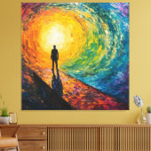 Toile Le bord de la dimension (Insitu(Salon))