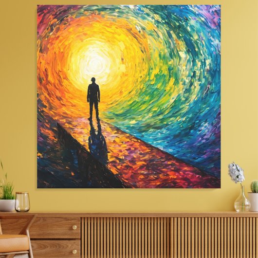 Toile Le bord de la dimension (Insitu(Salon))