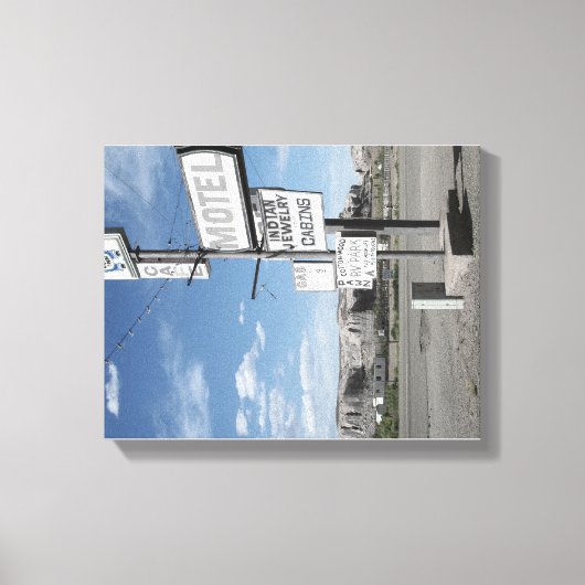 Toile Le bord de la route dans les Canyonlands (Recto)