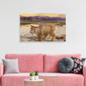 Toile Le bouc émissaire (par William Holman Hunt) (Insitu(Salon))