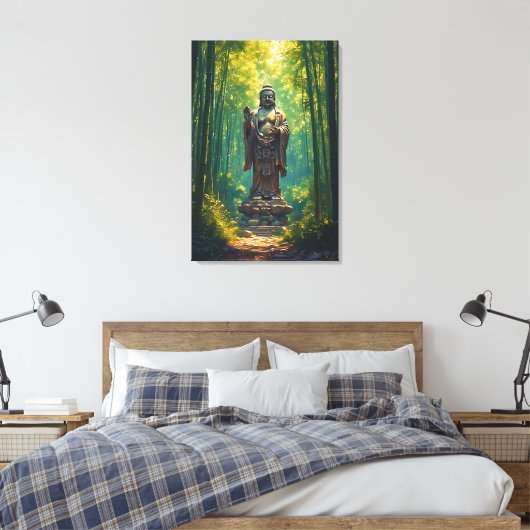 Toile Le Bouddha de la forêt (Insitu(Chambre))
