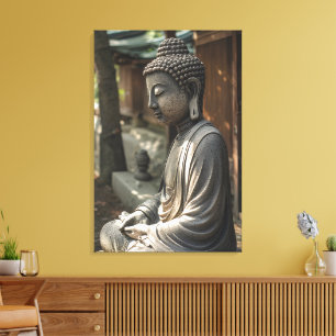 Toile Le Bouddha silencieux
