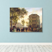 Toile Le boulevard Saint-Martin et le théâtre de (Insitu (Plancher de Bois))