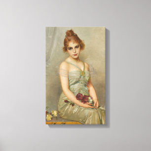 Toile Le Bouquet de Vittorio Matteo Corcos