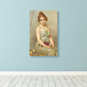 Toile Le Bouquet de Vittorio Matteo Corcos (Insitu (Plancher de Bois))