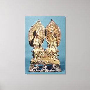 Toile Le Buddhas Prabhutaratna et Sakyamuni