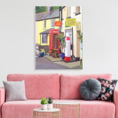 Toile Le bureau de poste de village avec pool (Insitu(Salon))