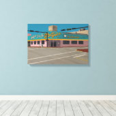 Toile Le Café de Wolfie (Insitu (Plancher de Bois))