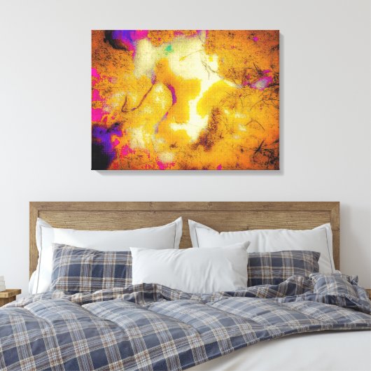 Toile Le calcaire dans la moutarde (Insitu(Chambre))