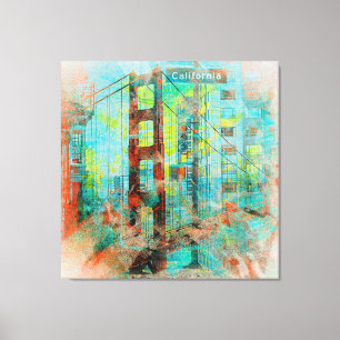Toile Le California Love Bridge de San Francisco