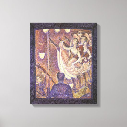 Toile Le Can Can Dance, Le Chahut de Georges Seurat (Recto)
