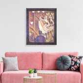 Toile Le Can Can Dance, Le Chahut de Georges Seurat (Insitu(Salon))