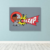 Toile Le canon Cybernétique de Chibi Cyborg (Insitu (Plancher de Bois))