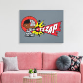 Toile Le canon Cybernétique de Chibi Cyborg (Insitu(Salon))