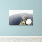 Toile Le canon MK-75 76mm (Insitu (Plancher de Bois))