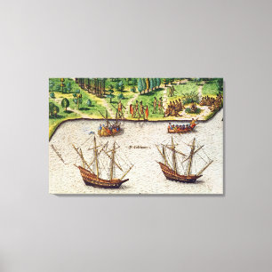 Toile Le cap de la Floride et de la rivière de dauphin