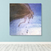 Toile Le cap des magiciens par John Bauer (Insitu (Plancher de Bois))