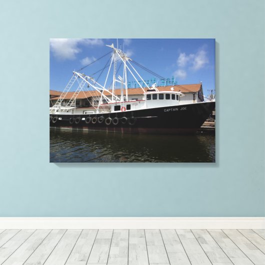 Toile Le capitaine Joe (Insitu (Plancher de Bois))