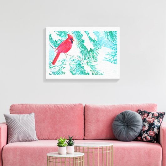 Toile Le Cardinal - (Insitu(Salon))