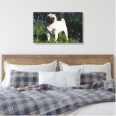 Toile Le Carlin de l'homme debout dans les cloches bleue (Insitu(Chambre))