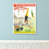 Toile Le Carnaval de la Grande île de Coney (Insitu (Plancher de Bois))