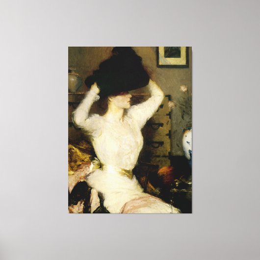 Toile Le Casquette noir (Recto)