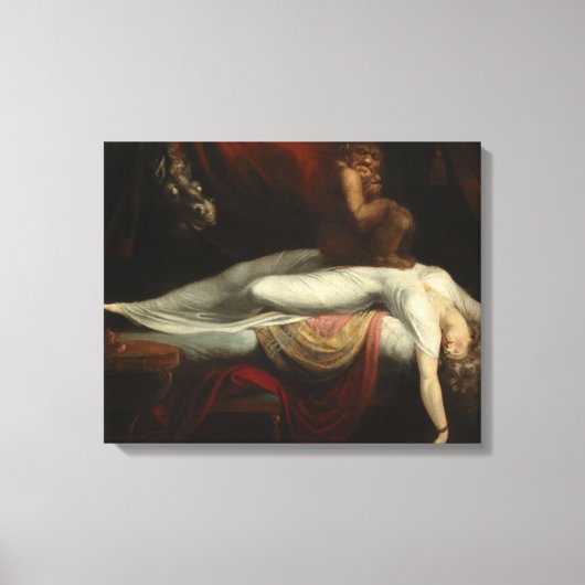 Toile Le cauchemar (par Henry Fuseli) (Recto)