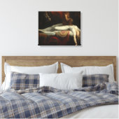 Toile Le cauchemar (par Henry Fuseli) (Insitu(Chambre))