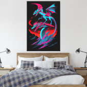 Toile Le Cavalier de Surf du Dragon (Insitu(Chambre))