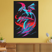 Toile Le Cavalier de Surf du Dragon (Insitu(Salon))