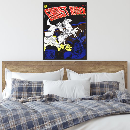 Toile 'le Cavalier Fantôme  (Insitu(Chambre))