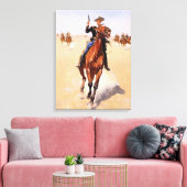 Toile Le cavalier par Frederic Remington (Insitu(Salon))