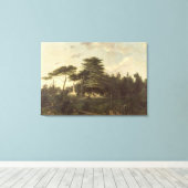 Toile Le Cèdre du Liban dans le Jardin des Plantes (Insitu (Plancher de Bois))