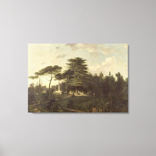 Toile Le Cèdre du Liban dans le Jardin des Plantes (Recto)