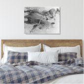 Toile Le célèbre voleur de train "Dixon" Roberts (Insitu(Chambre))