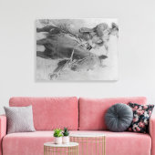 Toile Le célèbre voleur de train "Dixon" Roberts (Insitu(Salon))