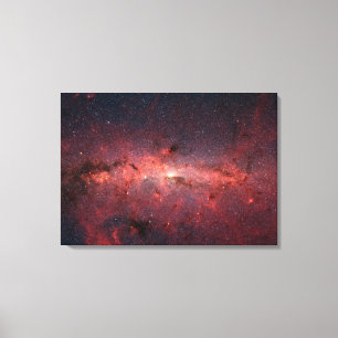Toile Le centre de la galaxie de manière laiteuse