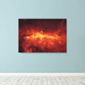 Toile Le centre de la Voie Lactée avec poussière (Insitu (Plancher de Bois))