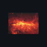 Toile Le centre de la Voie Lactée avec poussière<br><div class="desc">Le centre de la Voie Lactée avec la poussière est présenté avec galactique.</div>