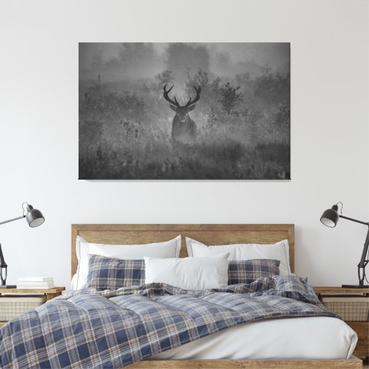 Toile Le Cerf Dans La Mist (Insitu(Chambre))