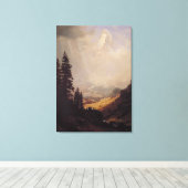 Toile Le Cervin d'Albert Bierstadt, 1867 (Insitu (Plancher de Bois))