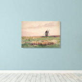 Toile Le champ de bataille de Crécy, le 26 août 1346 (Insitu (Plancher de Bois))