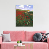 Toile Le champ de pavot (Insitu(Salon))
